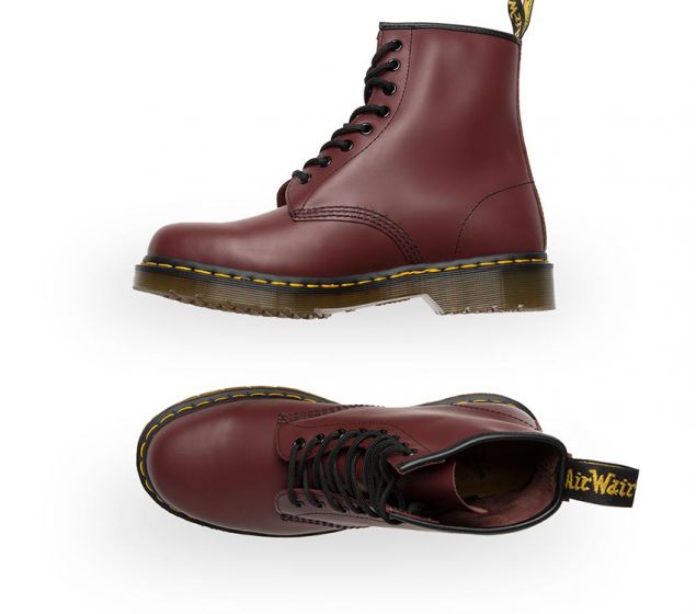 DR MARTENS | 1460Z DMC BOTTE À 8 ŒILLETS | CHERRY SMOOTH