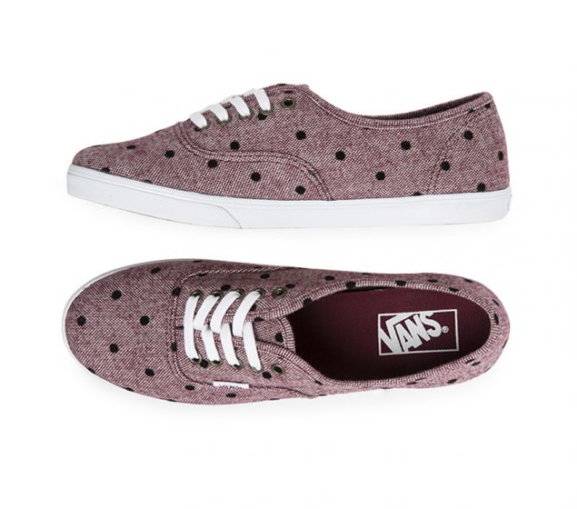 VANS | AUTHENTIC | LO PRO | BOURGOGNE/BLANC
