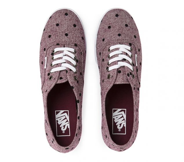 VANS | AUTHENTIC | LO PRO | BOURGOGNE/BLANC