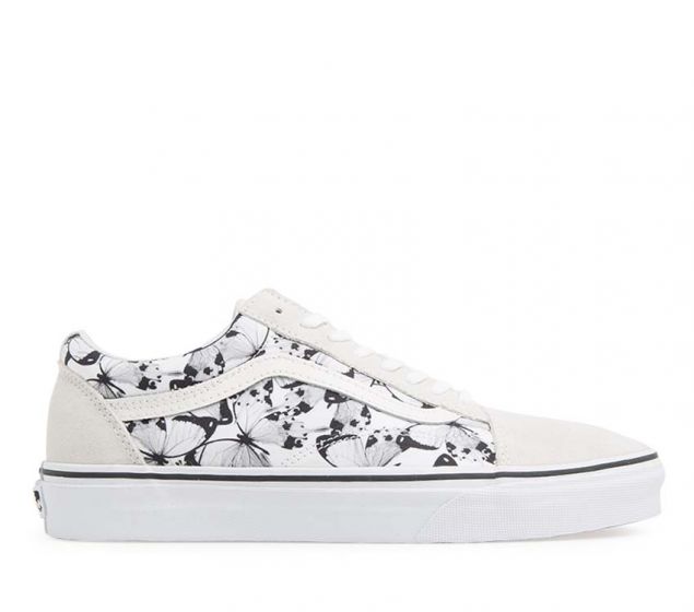 VANS | OLD SKOOL (PAPILLON) BLANC PUR | NOIR